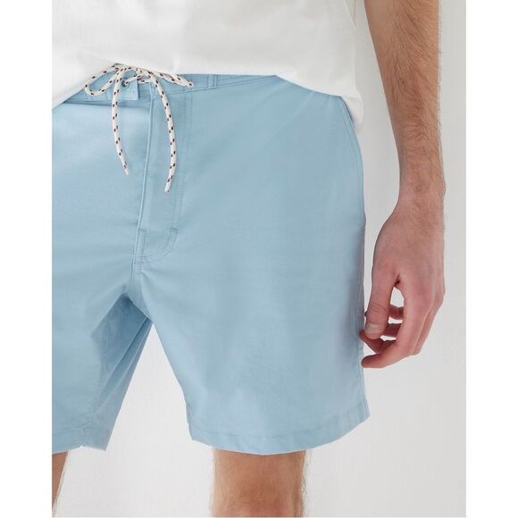 NWT J. Crew 7" Breaker Stretch Board Short in Gentle Blue